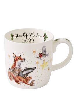 Royal Worcester Wrendale Star Of Wonder Large Christmas Mug