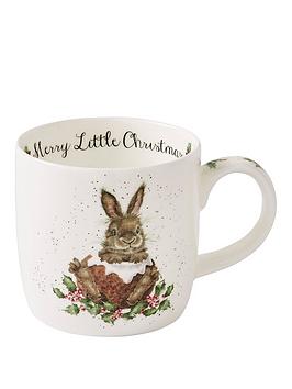 Royal Worcester Wrendale Merry Little Christmas Mug