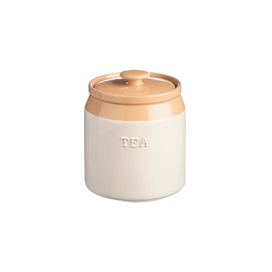 Mason Cash Original Cane Fine Stoneware Tea Jar with Airtight Lid