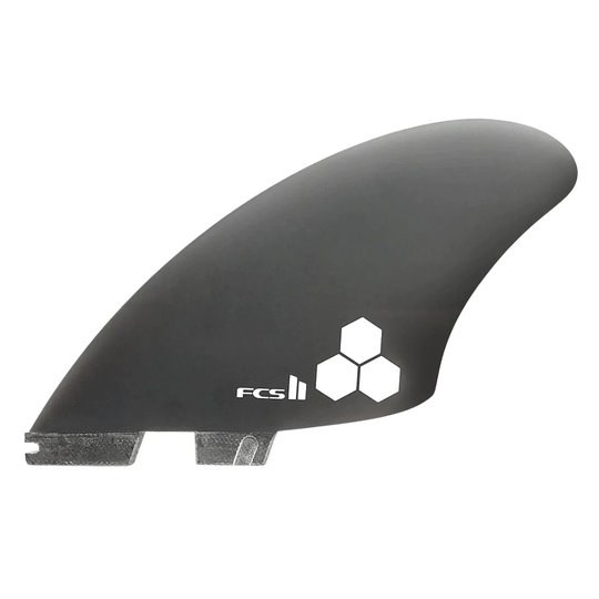 FCS II CI Keel PG Large Twin Surfboard Fins - Smoke