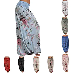 Women's Harem Pants Breathable Quick Dry Moisture Wicking Yoga Fitness Gym Workout Bloomers Bottoms Apricot White Black Winter Plus Size Sports Activewear Micro-elastic Loose / Athletic Lightinthebox