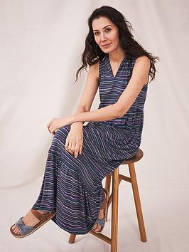 White Stuff Sonia Jersey Maxi Dress -Purple