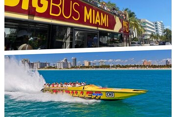 Miami Jet Boat Ride and Double Decker Hop On Hop Off Tour Bayside Marketplace