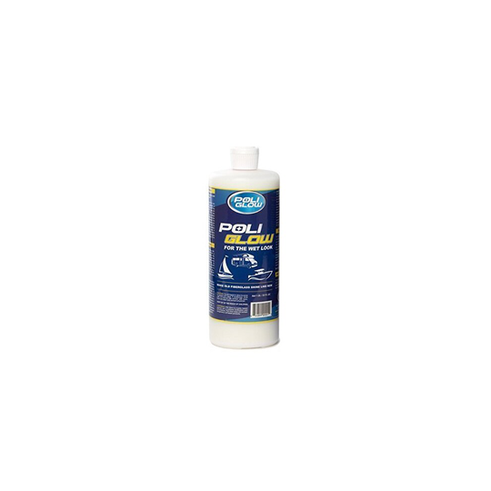 Poli glow for Boats and RV Protection and Restoration Fiberglass and gel coat Restorer Water Based Polymers with UV Protector 32oz
