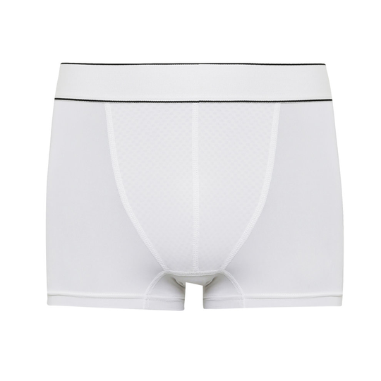 (2XL, White/Black) TriDri Mens Boxer Briefs