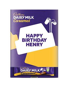 Cadbury Personalised Happy Birthday Cadbury Dairy Milk Caramel Favourites Box - 900 Grams, One Colour, Women