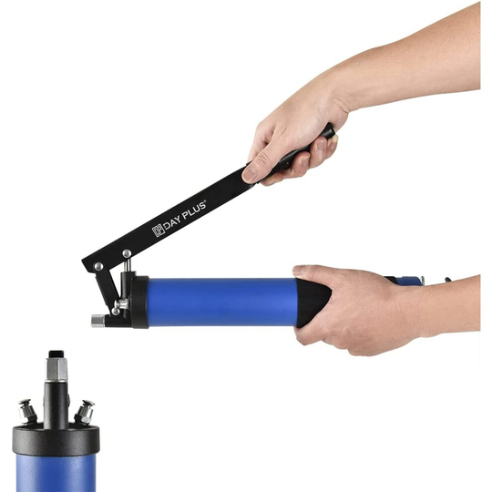 Handle Grease gun Kit Heavy Duty Pistol Grip 6000 psi with 11'' Flexible Hose UK