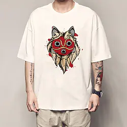 Inspired by Princess Mononoke San T-shirt Cartoon Manga Anime Classic Street Style T-shirt For Men's Women's Unisex Adults' Hot Stamping 100% Polyester Lightinthebox