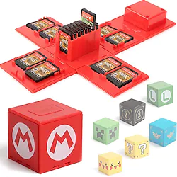 Games Card Storage Holder Case for Switch Protective Organizer Travel Container Box Hard Shell 16 Game Card Slots Lightinthebox