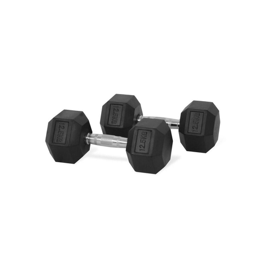 Diagor Hex Dumbbells - 2 x 12.5kg - Quality Anti-slip Grip