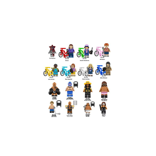 16pcs Stranger Things Minifigures boxing champion Toys Fit Lego