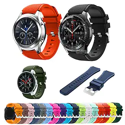 1 Pcs Watch Band 22mm Silicone Sport Strap For Samsung Galaxy Watch 46mm Gear S3 Frontier / Classic Lightinthebox
