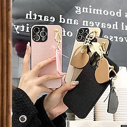 Phone Case For Apple Back Cover iPhone 14 Pro Max Plus 13 12 11 Mini X XR XS 8 7 Ultra-thin Full Body Protective Leather Heart Solid Colored TPU PU Leather Lightinthebox