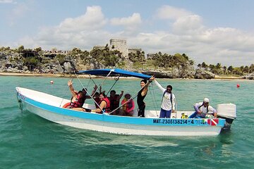 Full-Day Tour of Tulum Ruins with Snorkeling and underground caves