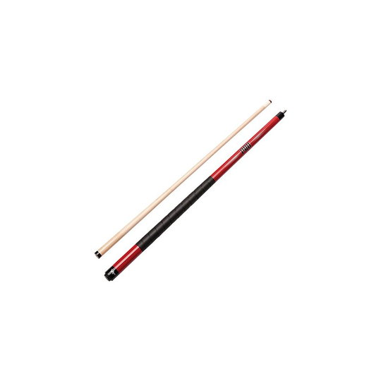 Viper Revolution Sure grip Pro 58" 2-Piece Billiard/Pool cue, Metallic Red, 21 Ounce
