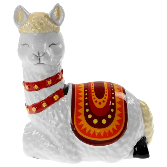 Ceramic Llama Home Decorative Money Box Savings Piggy Bank Coins Storage Display