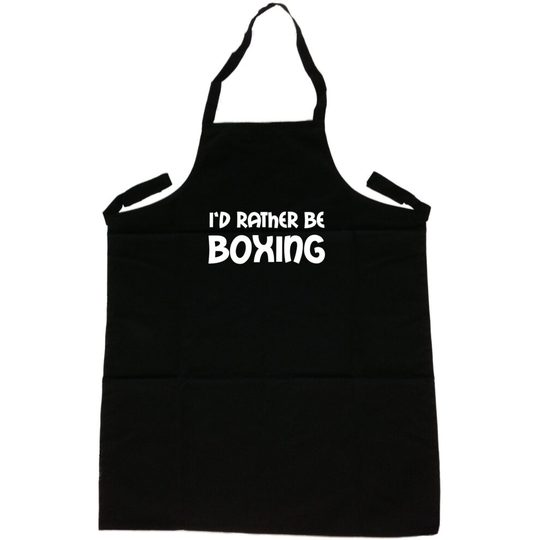 I'd Rather Be Boxing Apron