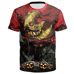 Inspired by Halloween Ghost Pumpkin Devil T-shirt Cartoon Manga Anime Classic Street Style T-shirt For Men's Women's Unisex Adults' 3D Print 100% Polyester Lightinthebox