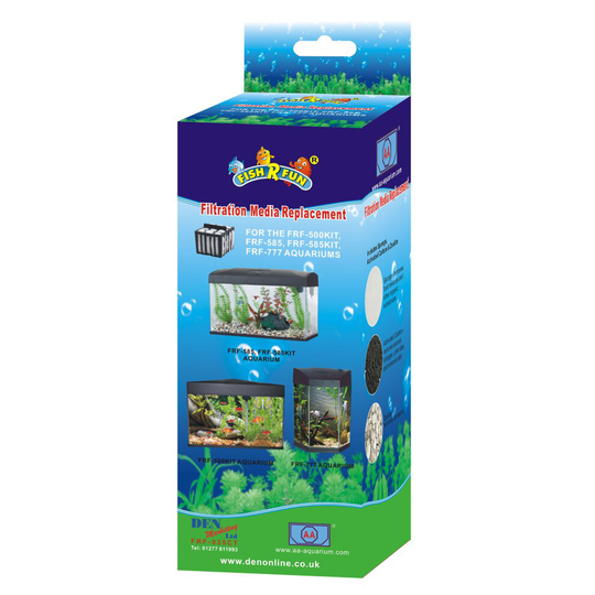 (3 Boxes) Fish R Fun FRF-035CT Aquarium Filter Media