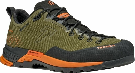 Tecnica Mens Outdoor Shoes Sulfur S GTX Mens Dark Olive/Burnt Orange 42