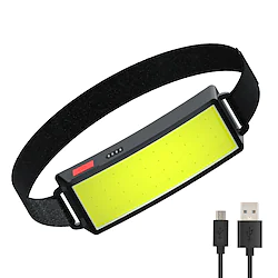 LED Light Headlamps USB LED Light 500LM COB Rechargeable Adjustable Headlight IPX4 Waterproof Portable Head Torch Flashlight LED Emitters with USB Cable Lightweight Durable Travel Camping Hiking Lightinthebox