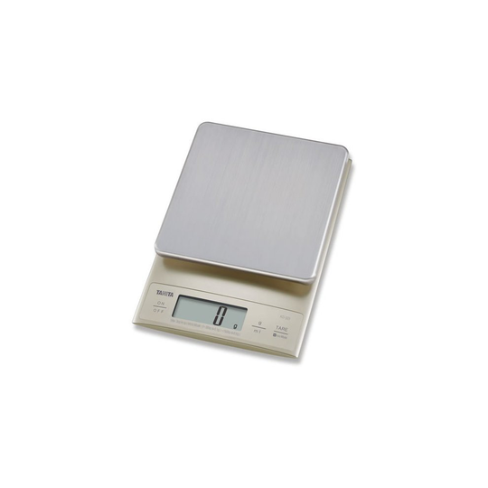Tanita Kitchen Scale 3KG with 0.1 g Fine Increments - Silver (KD321SV33)