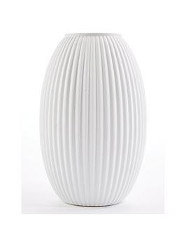 Fine Ribbed Vase