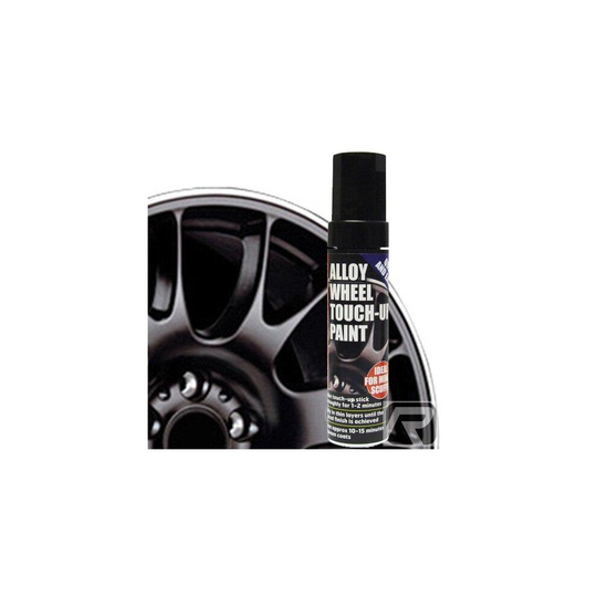 E-Tech Motorsport Black Car Alloy Wheel Professional Touch-Up Pen Stick Paint