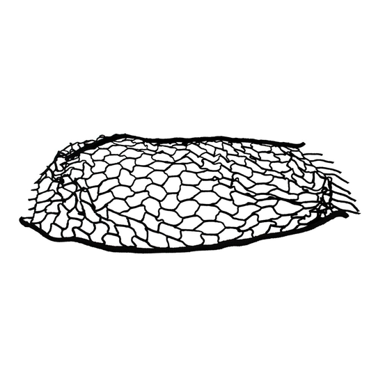 Black Coral Stretch String Net Cover for Outdoor Recycling Boxes