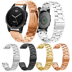 Smartwatch Band for Garmin Fenix 7S Sapphire Solar / 6S Pro / 5S Plus Instinct 2S Solar High-end Classic Buckle Stainless Steel Band QuickFit Wrist Strap 20mm Lightinthebox