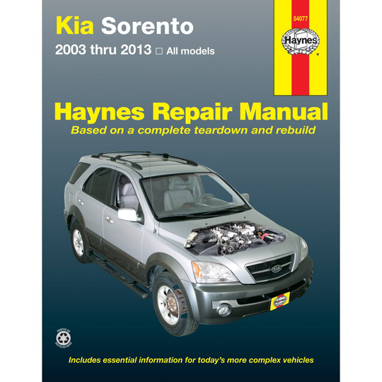 Kia Sorento all models (2003-2013) Haynes Repair Manual (USA) (Paperback) ~