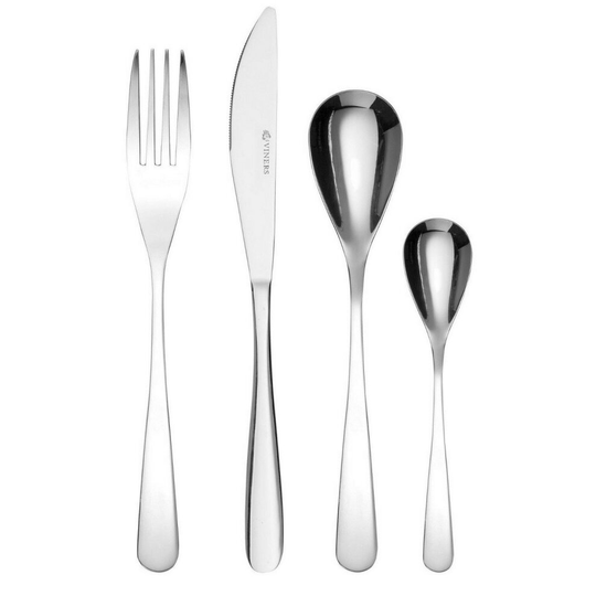 Viners Stockholm 16 Piece Stainless Steel Dining Cutlery Set In Presentation Box