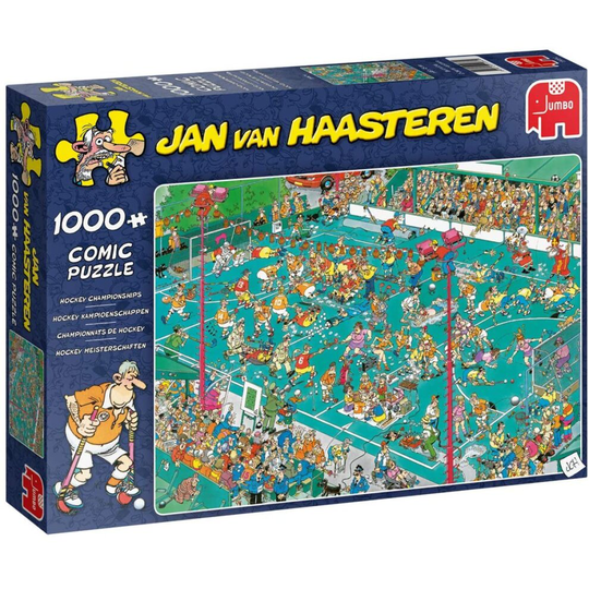 Jan Van Haasteren 1000 Piece Hockey Championships Jigsaw Puzzle
