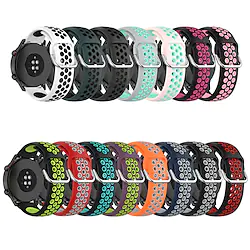 1 Pcs Watch Band 20mm Silicone Strap Band For Garmin vivoactive 3 / venu / vivomove 3 / Move 3 / Forerunner 245/645 Sports Bracelet Lightinthebox