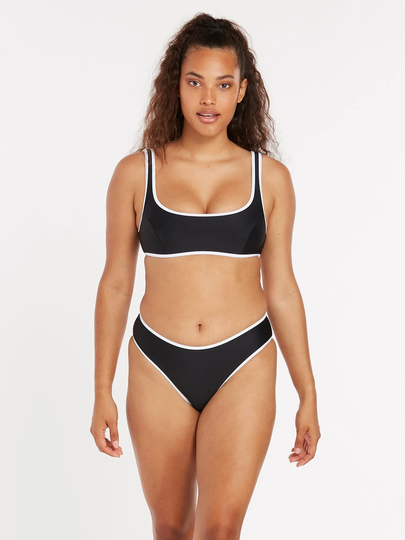Women's Volcom Coco Skimpy Bikini Bottom (Reversible) - BLACK COMBO