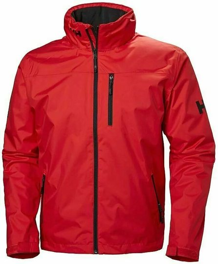 Helly Hansen Men's Crew Hooded Midlayer Sailing Jacket Sailing Jacket Red XS