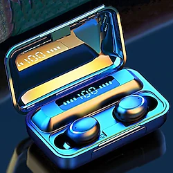 F9 TWS True Wireless Bluetooth Earbuds Larg Capcity Charging Compartment Power Bank Magnetic Switch 8D Stereo Sound Mini In-ear Running Sport Headset Support iOS/Android Mobile Phone Christmas Gift Lightinthebox