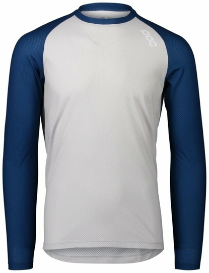 POC MTB Pure LS Jersey Lead Blue/Granite Grey XL