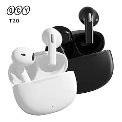 QCY T20 Wireless Earphones Bluetooth 5.3 Earbuds 68ms Low Latency 13mm Driver HIFI Headphones 4 MicsENC HD Call Semi-in-ear Lightinthebox