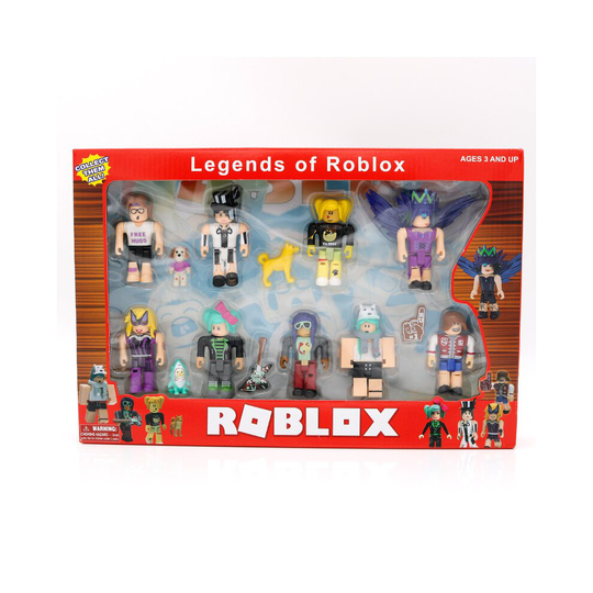(6# Legend of Roblox-With Box) Roblox Game Figma Oyuncak Champion Robot Mermaid Playset Action Mini Figure Toy