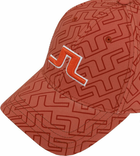 J.Lindeberg Arlene Golf Cap Faded Rose Bridge Monogram