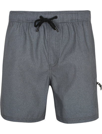 Swim Shorts Vittorino Fine Stripe Print Swim Shorts with Leg Pocket In Black - Dissident / S - Tokyo Laundry