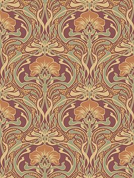 Fine Décor Flora Nouveau - Russet