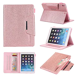 Tablet Case Cover For Apple iPad 10.2'' 9th 8th 7th iPad Air 5th 4th iPad Air 3rd 2021 2020 Card Holder with Stand Smart Auto Wake / Sleep Glitter Shine TPU Silicone PU Leather Lightinthebox