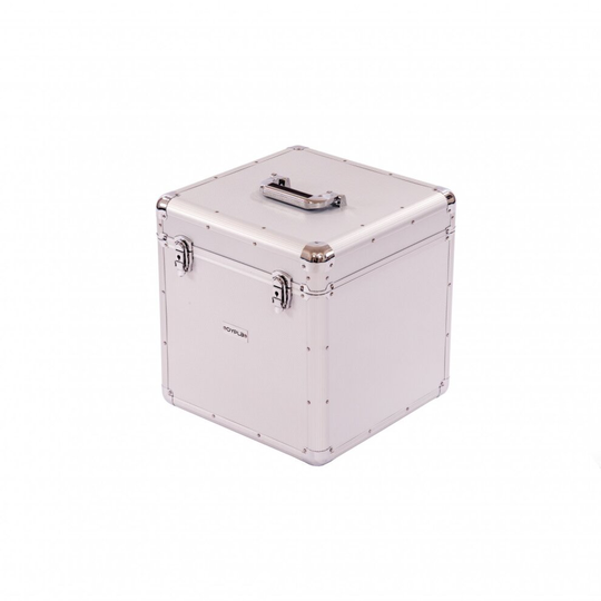 Oypla 100 x 12" LP Vinyl Record Box Hard DJ Flight Case Aluminium