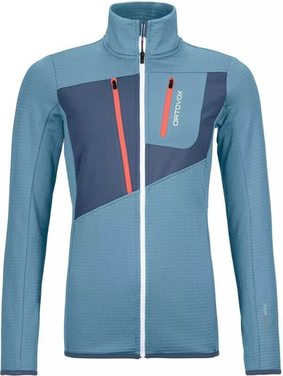 Ortovox Outdoor Jacket Fleece Grid W Light Blue S