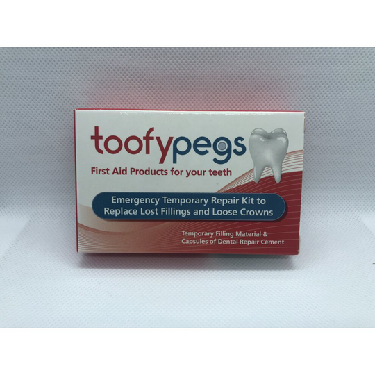TOOFYPEGS Dental Repair Kit Replace Lost Fillings & Loose Crowns Teeth Tooth Fix