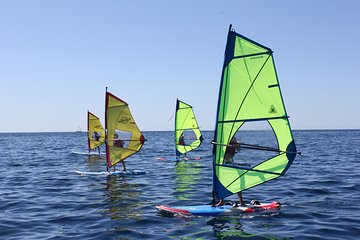 Groupal Windsurfing Class in Palma