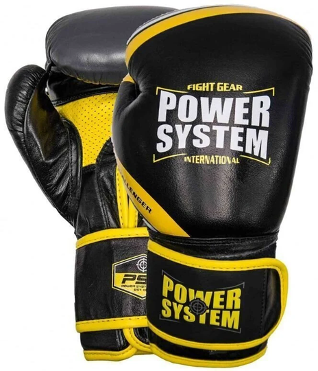 Power System Boxing Gloves Challenger Yellow 12OZ