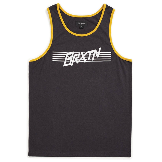 Brixton Hermosa Tank Top Vest - Washed Black